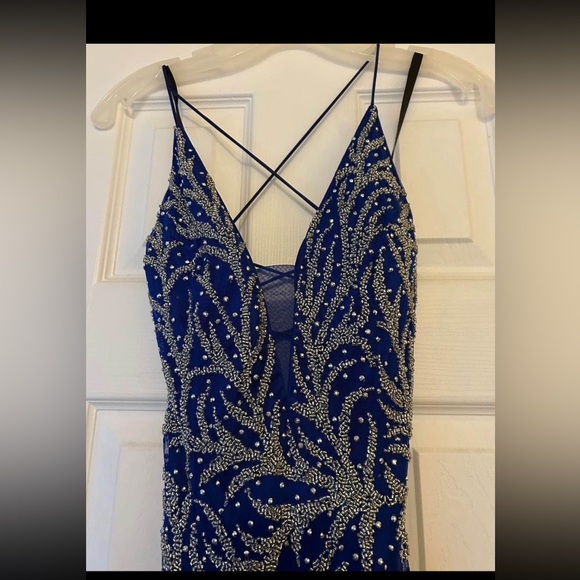 ✨ Primavera Couture 3636 – Size 0 – Blue/Silver – RARE! ✨ - Picture 1 of 8